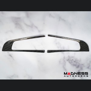 Alfa Romeo Giulia Steering Wheel Trim - Std Model - Control Trim - Carbon Fiber - Pre '20 models - Feroce Carbon